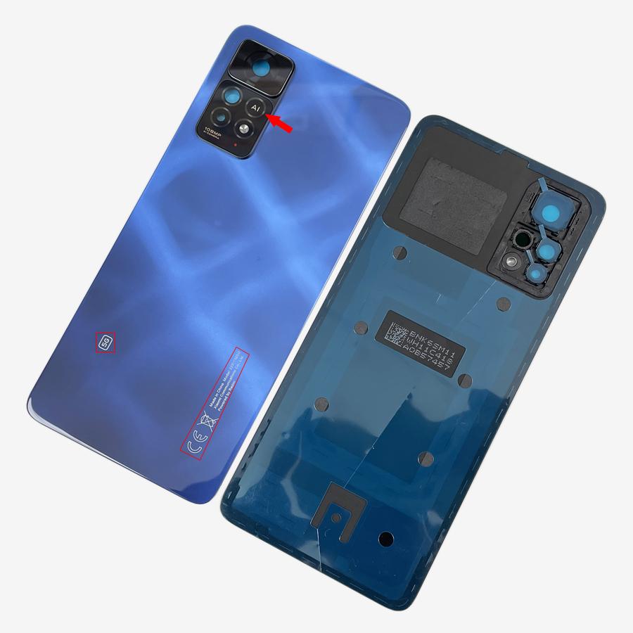 Для Xiaomi Redmi Note 11 Pro 5G/11E Pro крышка батарейного отсека задняя стеклянная крышка корпус задняя камера замена рамки объектива
