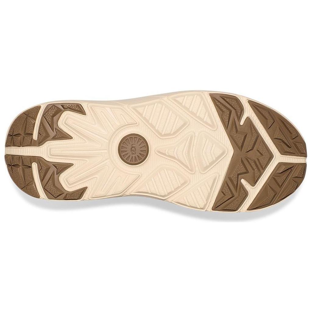 UGG Leather Round Toe Thick Sole Low Top Casual Shoes Men Sneakers Reindeer 1127111-CRBO