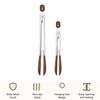 Walnut Wood Stainless Steel Kitchen Tongs Food Clip with Locking Mechanism Heat Resistant