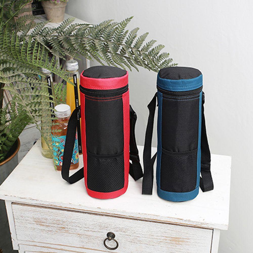 Practical Insulated Camping Hiking Water Bottle Pouch Tote Bag High Capacity Outdoor Traveling