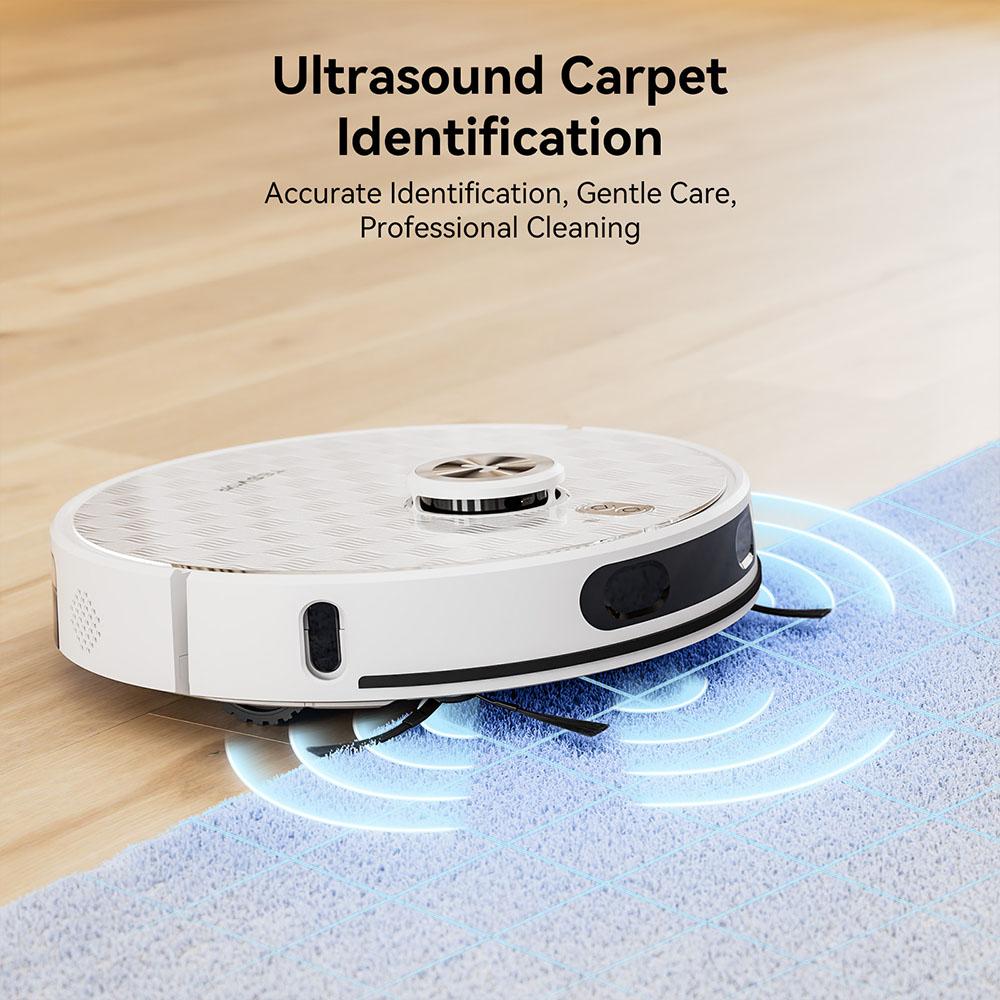 Tesvor S8 Pro 2 In 1 Robot Vacuum Cleaner with Wiping Function, 6000Pa Suction, LiDAR Navigation, 240min Running Time, APP/Alexa Control
