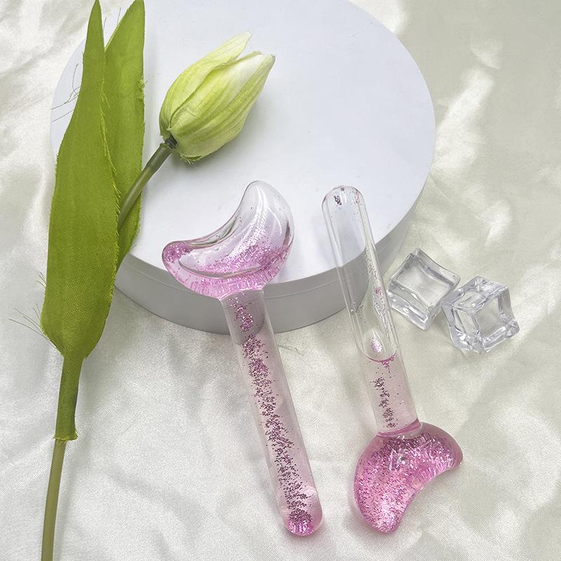 1 шт. ледяная волна красота сферический охлаждающий лунный хоккей женский ролик для лица компрессионный хоккей массаж глаз замороженный шар инструмент