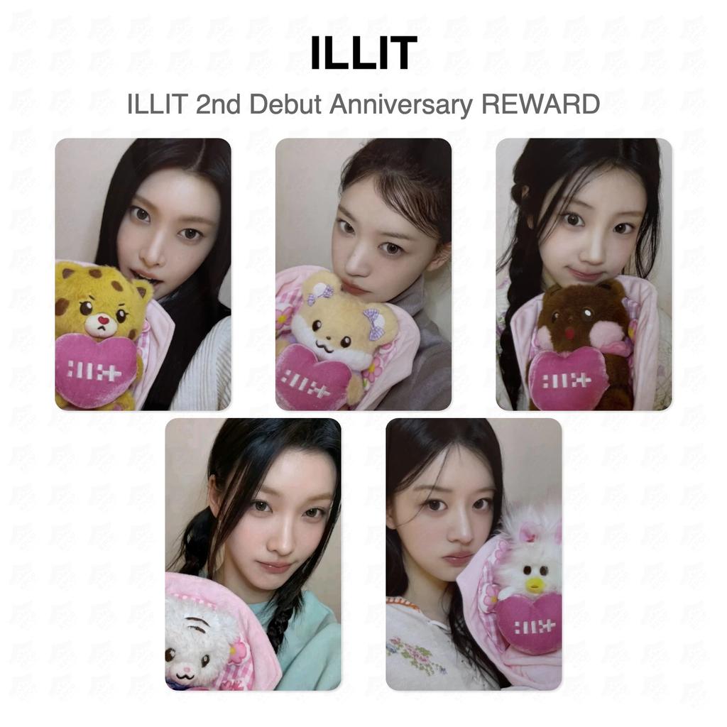 ILLIT Официальная фотокарточка ВТОРОЙ ЮБИЛЕЙ ДЕБЮТА