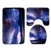 Star Bathroom Floor Mat Toilet Three-Piece Set