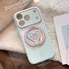 Художественный цветной чехол-подставка с бантом для iPhone 16, iPhone 17, iPhone 17 Pro Max