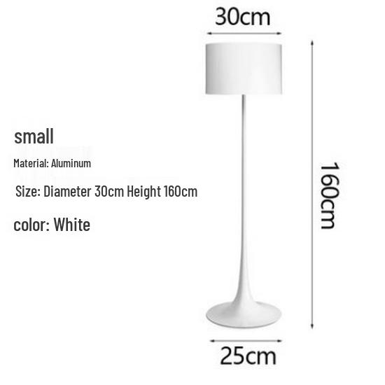 Modern Minimalist Floor Lamp for Living Room, Study, Bedroom, or Bar Counter - Iron Art Design