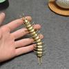 Ancient Copper Movable Centipede Ornament Desk Decorations Accessories Crafts Simulation Animal Toy Figurines Miniatures Tea Pet