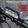 High Brightness Aluminum Alloy Bicycle Light High Lumen USB Rechargeable Bike Light Road Bike