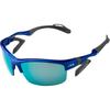 AirFly Спортивные солнцезащитные очки без носовых упоров с новыми боковыми синими синими подушечками AF-303 C-3, оправа/зеркальная линза, AF-303 C-3