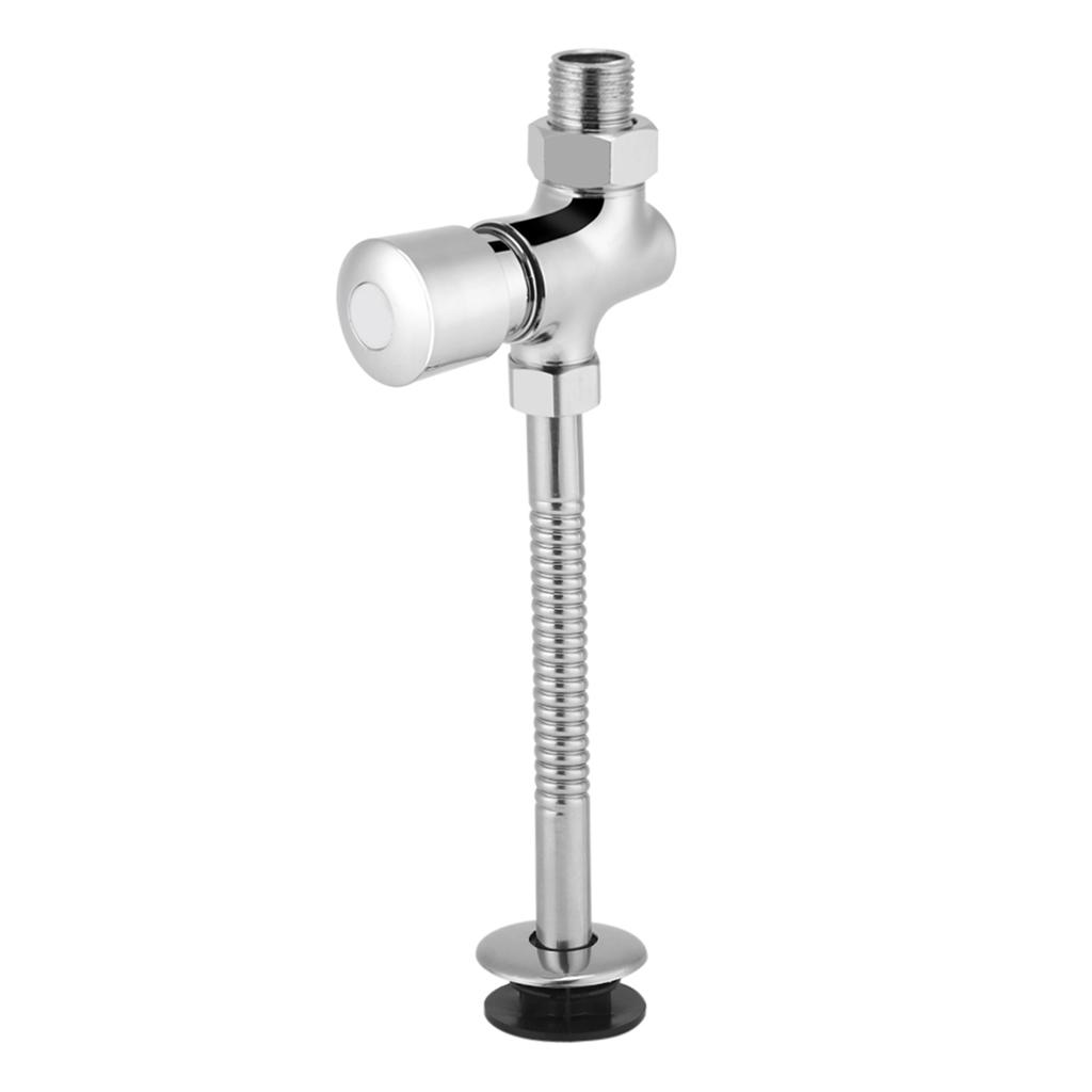 Urinal flush valve, zinc alloy toilet urinal flush valve mand assembly with 0.8 MPa manual manual automatic flush valve for toilets, supermarkets, hot