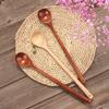 Long Handled Spoon Wooden Beautiful Practical for Cooking Stirring