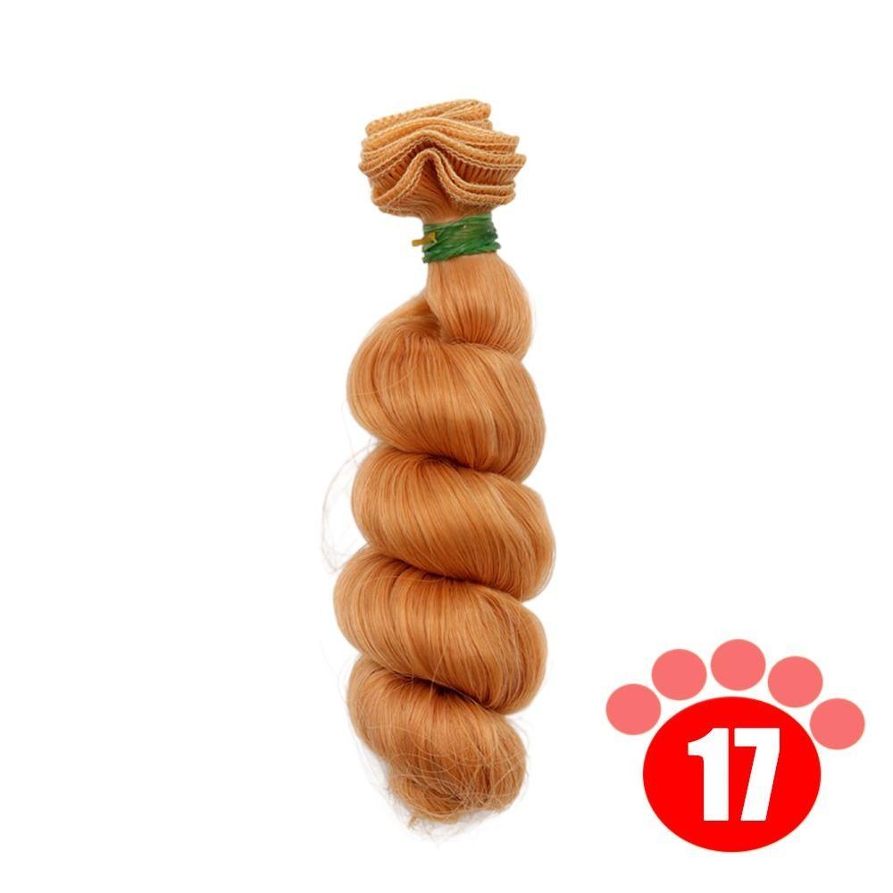 Красочные кудрявые парики из термостойкого волокна, парик для куклы, аксессуары для куклы для 1/3 1/4 1/6 SD/BJD