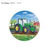 New 51PCS Farm Tractor Party Tableware Included Plates, Cups, Napkins, a Tablecloth