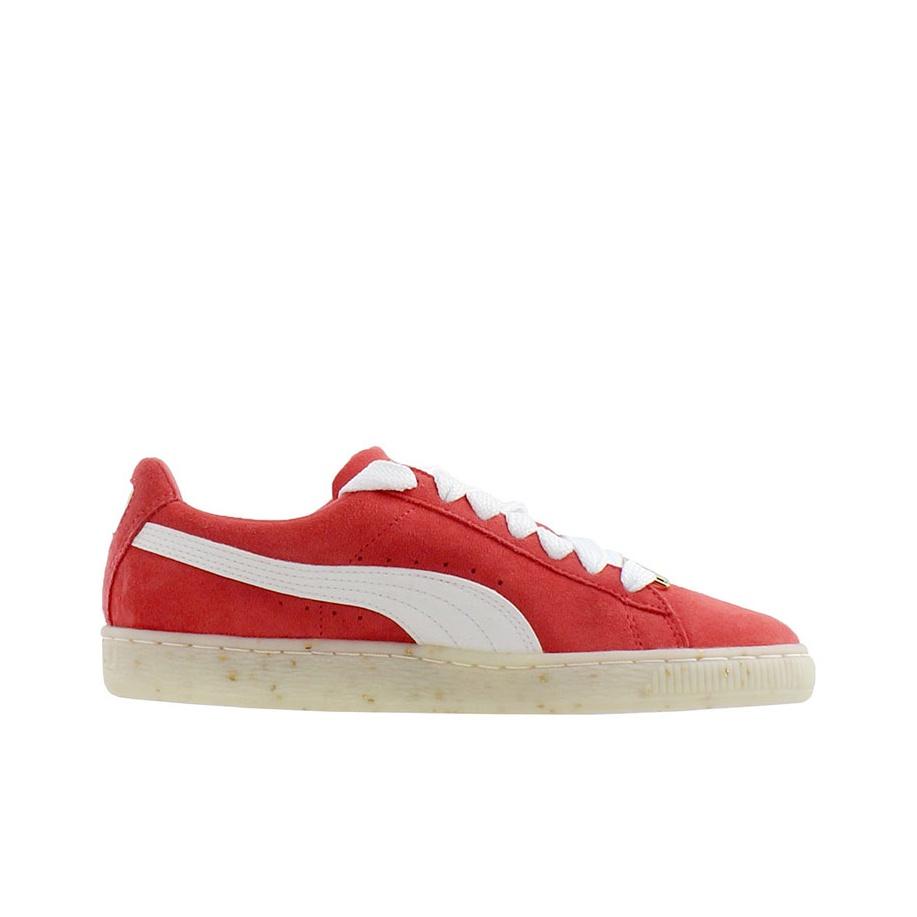 Puma Suede Classic B-BOY Fabulous Женские кроссовки Красный Пряный коралловый Белый 365559-02