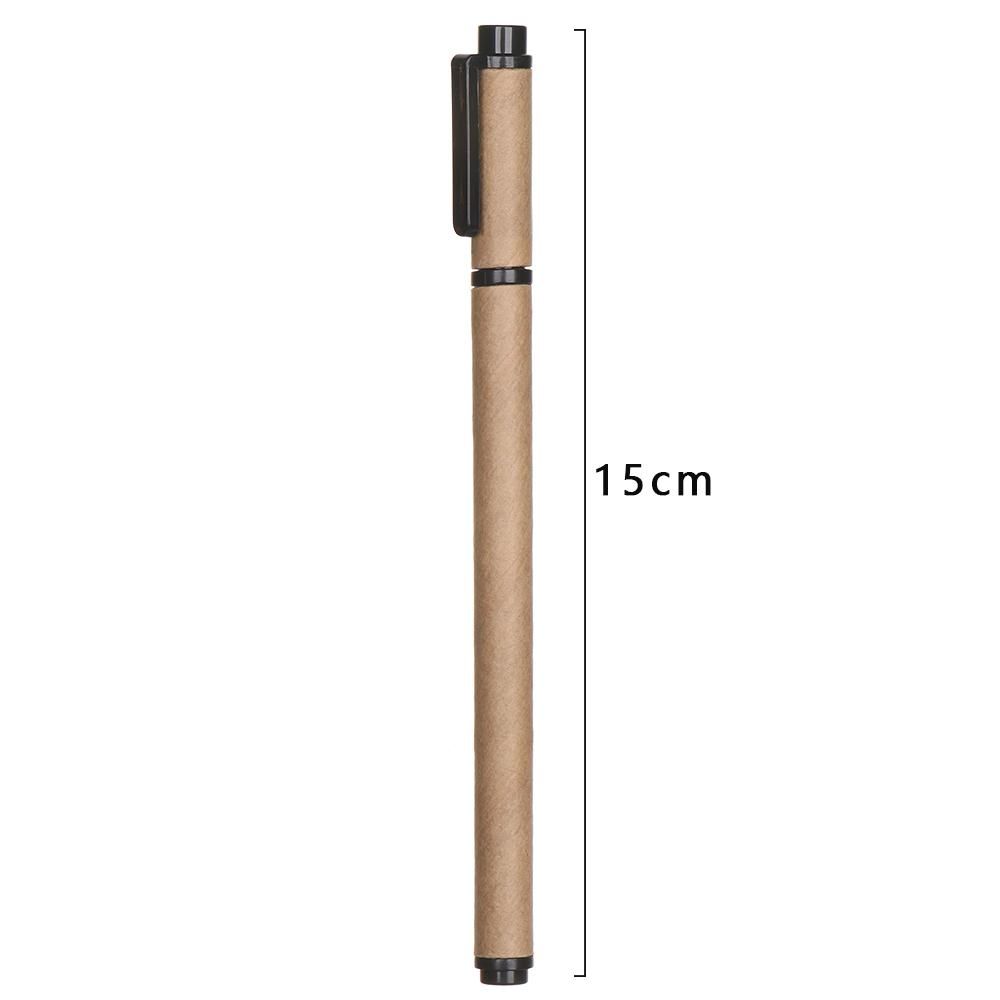 New Neutral Pen Stationery Writing Tool Kraft Paper Pen Signature Pen Gel Pens Writing Supplies