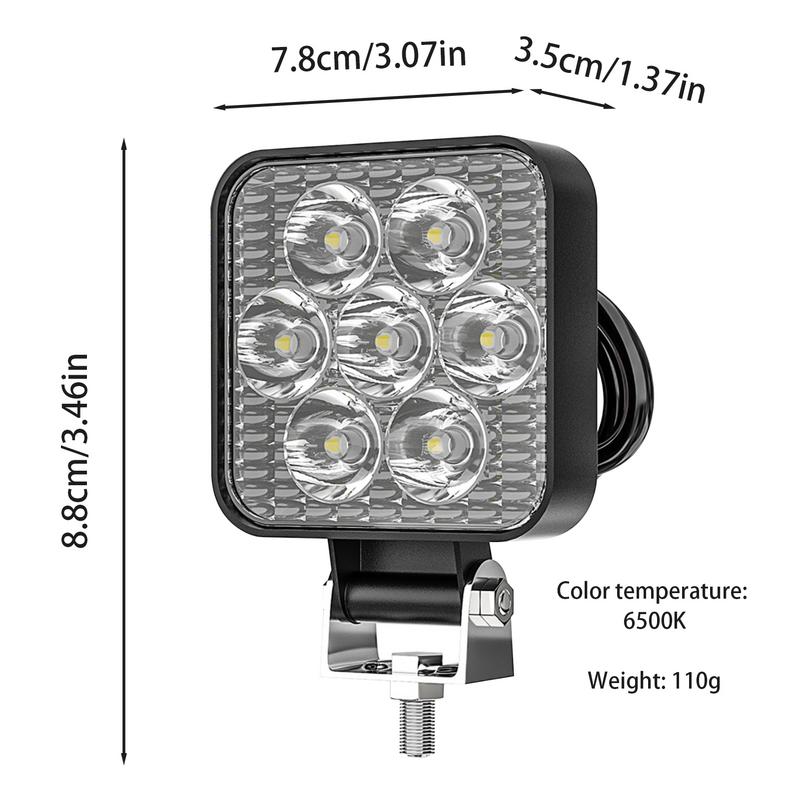 Светодиодные фары для бездорожья, фары для бездорожья, светодиодные фары для бездорожья, светодиодные фары для бездорожья, 2,5-дюймовые, мощные, яркие