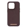 Coque Pour iPhone 14 Pro - AVIZAR - NJORD - Cuir Pleine Fleur - Résistante Aux Chutes - Marron Foncé