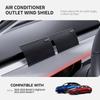 YZ Для Tesla Model 3 Y Highland Juniper 2025 Дефлектор воздуховода Защита от прямого обдува Крышка-заслонка кондиционера Дефлектор