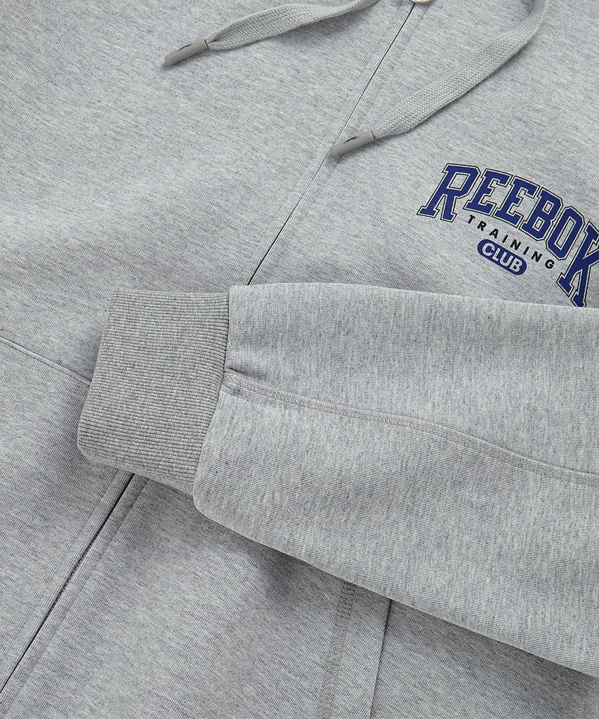 Reebok Толстовка на молнии Rtc - Серая