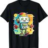 Robot Robotics Science Tech Cute Robot Toddler Boy Girl T-Shirt