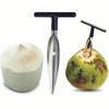1PC Stainless Steel Coconut Opener Special Tool for Coconut Shell Cover Opening Coconut Opener Opening Hole Hole Opener