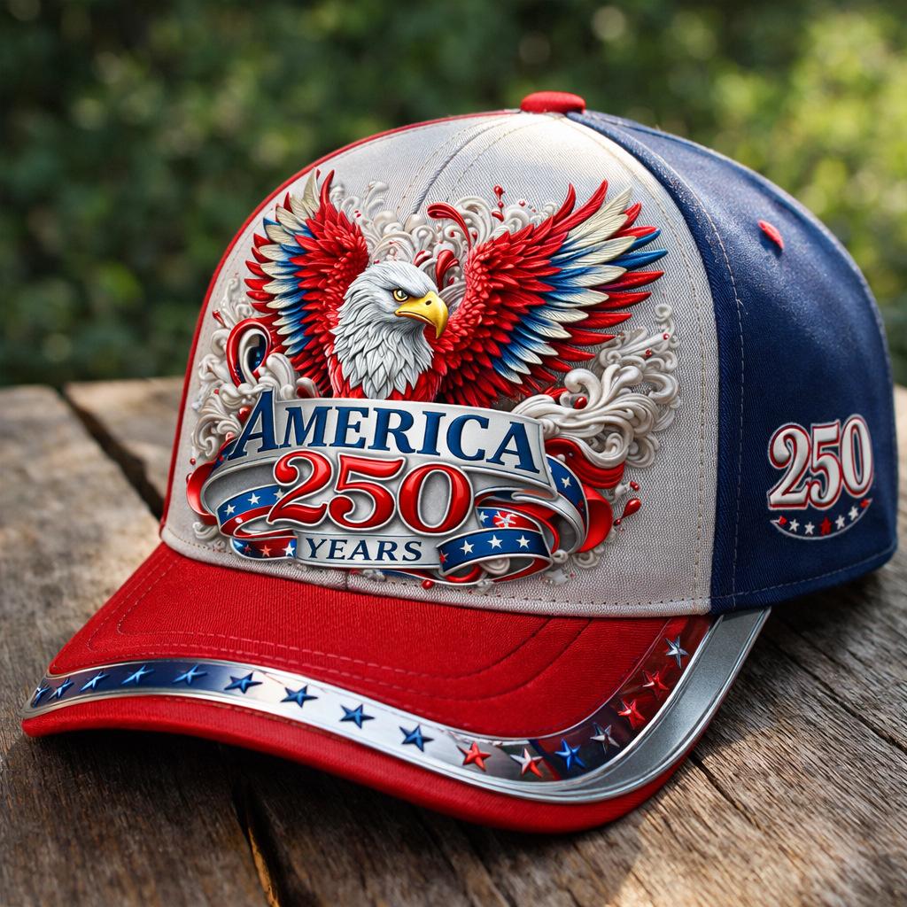 DPOD new American Independence Day hat baseball cap cap cap sun hat eagle print adult hat