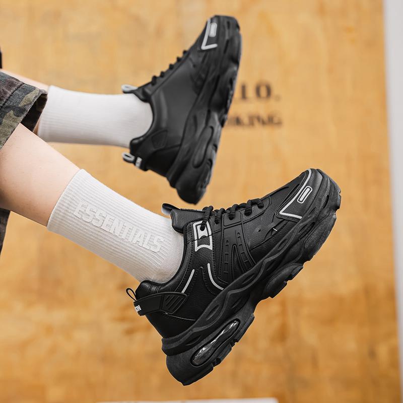 New Fashion Men 's Four Seasons Comfortable Thick Sole Shoes Students Boys GirlsTrending Soft Sole Breathable Casual Running Sneakers