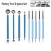 Children's 9-Piece Pottery and Sculpture DIY Tool Set