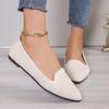 Fashion Flats for Womens Comfortable Soft Slip On Flat Pointed Shoes Women's Casual Low Heel Barefoot Elegant Sneakers