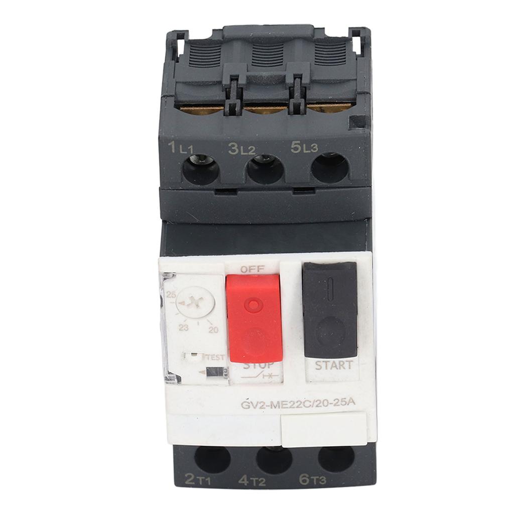 Автоматический выключатель двигателя 3P Переключатель защиты от перегрузки Ручной пускатель двигателя Кнопка AC 690V GV2ME22C