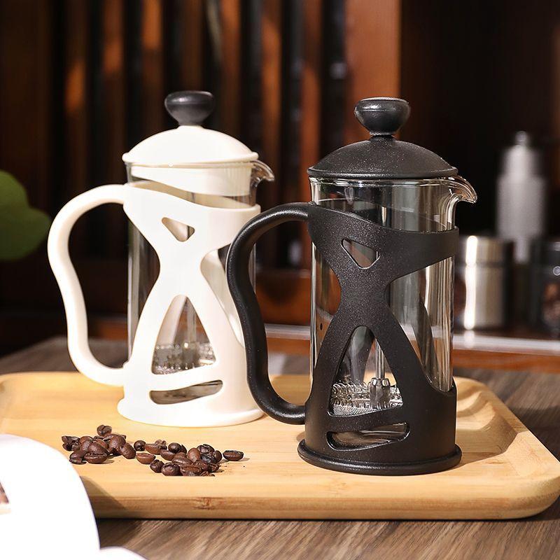 Стеклянные кофейники-прессы, фильтр-прессы, ручные кофейные чашки, высокая термостойкость, молочник, чайник, новый