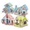 Woody Three Dimensional Puzzle European House G Set Korea 3d Puzzle