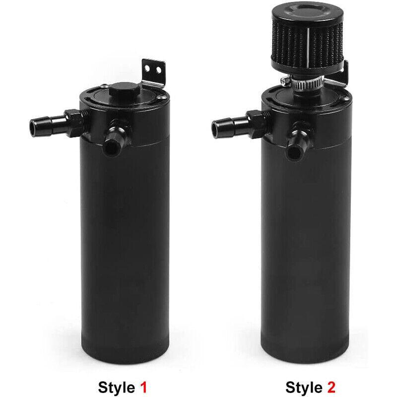 Universal 750ML Oil Catch Can Kit Oil Separator Large Baffled Reservoir Tank New