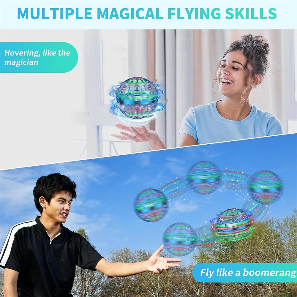 Игрушки-шары Ai Flying Orb, Космический глобус Галактики, Бумеранг, Летающий шар, Ручной дрон, Орбитальная галактическая юла, Подарок на день рождения