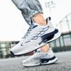 Soft Sole Sports Shoes Men's Shoes Summer Breathable Popcorn Soft Sole Carbon Plate Professional Running Shoes for Men