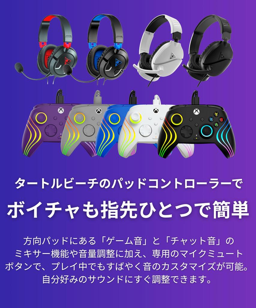 TURTLE BEACH Afterglow Wave Blue Wired USB Officially Xbox Compatible with PC and Trigger Mappable Rear RGB Chat Ergonomic Design Warranty Controller,
