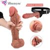 Женский фаллоимитатор с ремешком, реалистичный пенис, страпон на присоске, фаллоимитатор, секс-игрушки для женщин-лесбиянок, мягкий силикон