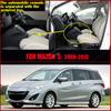 Автомобильные коврики для mazda 5/premacy 2008 2009 2010 2011 2012 2013 Пользовательские автомобильные накладки на ноги автомобильный коврик