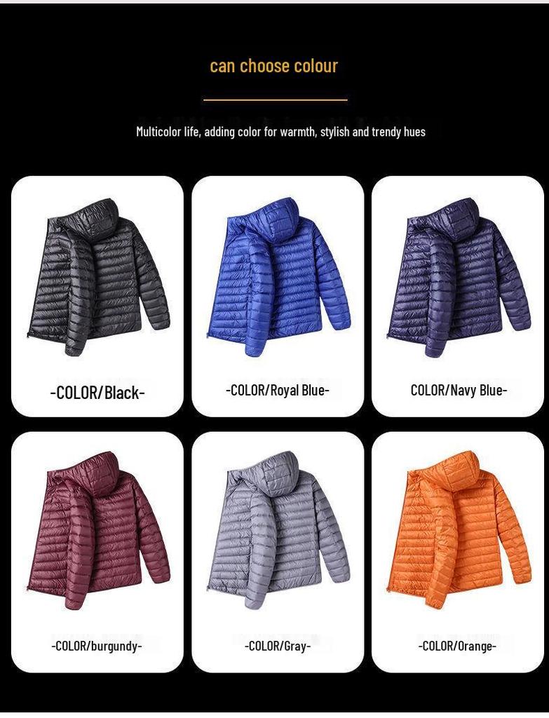 Men's Plus-Size Velvet-Lined Cotton Jacket: Warm, Hooded, Stand-Up Collar, Casual & Versatile for Young and Middle-Aged.