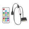 5V RF Пульт дистанционного управления с питанием от батарей 2.4G RGB Светодиодная лента Пульт дистанционного управления 17 клавиш Аксессуары 3-контактный на SATA 4-контактный для корпуса ПК