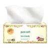 Qingfeng European Style Facial Tissue, Large 3-Ply, 100 Sheets, 24-Pack Household Napkins