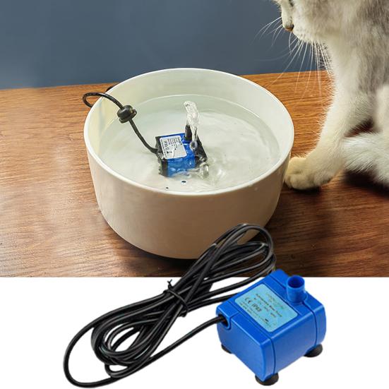Водяной насос Мощный, прочный, мини-легкий, удобный, с защитой от брызг, легко очищаемый светодиодный светильник для домашних животных