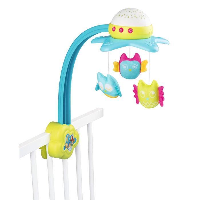 Mobile motorisé SMOBY Cotoons - Etoile - 2 en 1 - 4 sons au choix