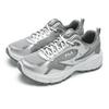 Fila Серебристые кроссовки с зубчатой подошвой Спортивные Повседневные Универсальные Модные Амортизирующие Прочные Низкие Городские Кроссовки для 通勤 Бега F12M512101FSA