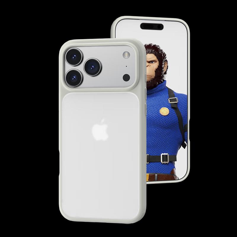 Мистер. Матовый защитный чехол для iPhone 17 Pro Max Blue Gorilla