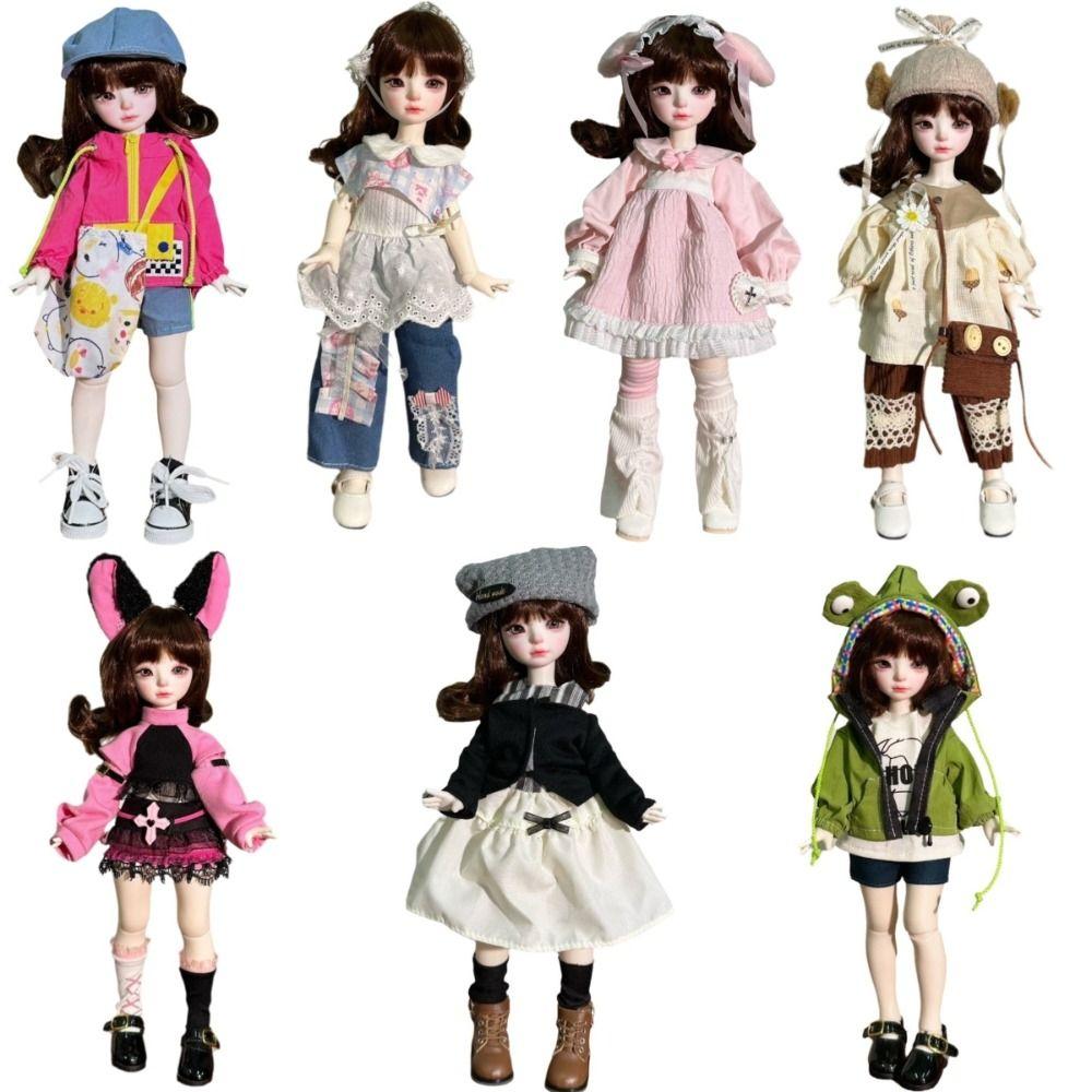 BJD Кукла размером 30 см, 11,8 дюйма, Набор одежды для кук, Набор кукол-младенцев, Многосуставная кукла, Головоломка, Развлечение