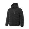 Li Ning Wade Sports Casual Windproof Water-Repellent Hooded Letter Warm Comfortable Ribbed Down Jacket Men Jacket AYMV055-1