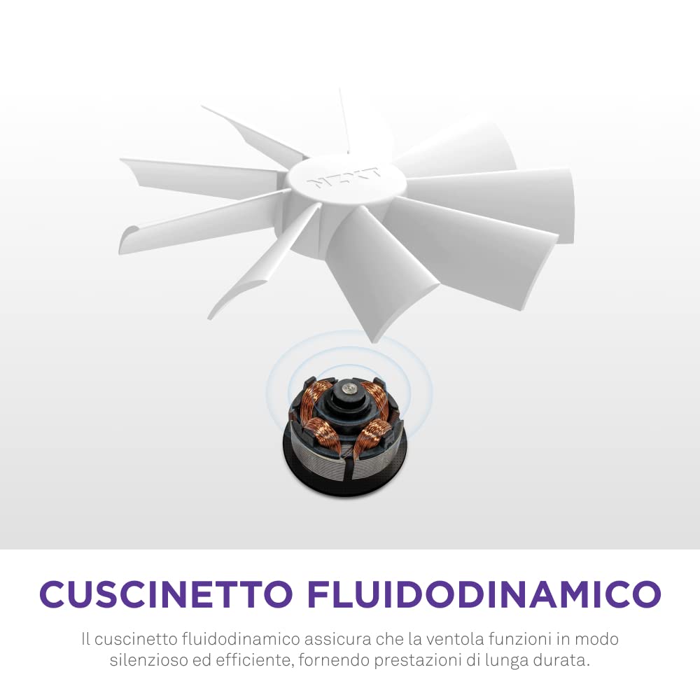 Вентилятор NZXT F140 RGB Duo 140 мм RGB 20 индивидуально адресуемых светодиодов Сбалансированный воздушный поток и статическое давление Гидродинамические подшипники ШИМ-управление Резина