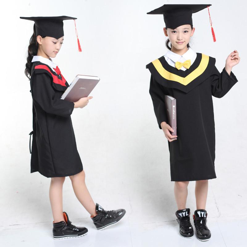 Performance Doctoral Master Gowns Kids Cosplay Costume Halloween Gift Party