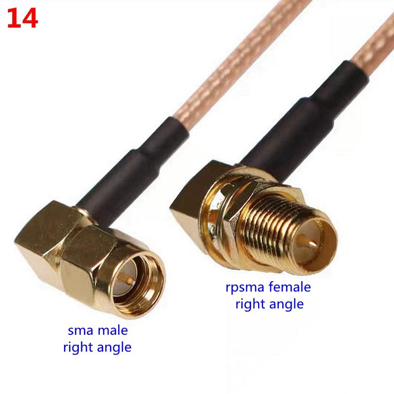 SMA Male to SMA Male Plug Jack RF Connector Pigtail Extension Cable RG316 Coax Jumper Cable Extension Coax Jumper Low Loss